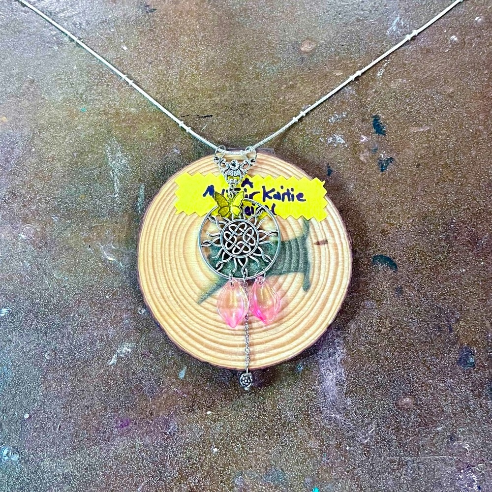 Celtic Sun Pendant Necklace
